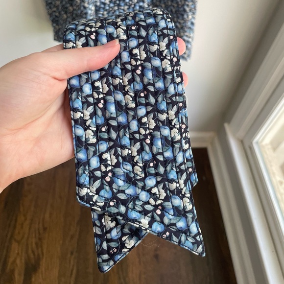 One of a Kind Sample Sale Ann Mashburn Belted Dress in Blue Liberty Fabric Small - Picture 2 of 12